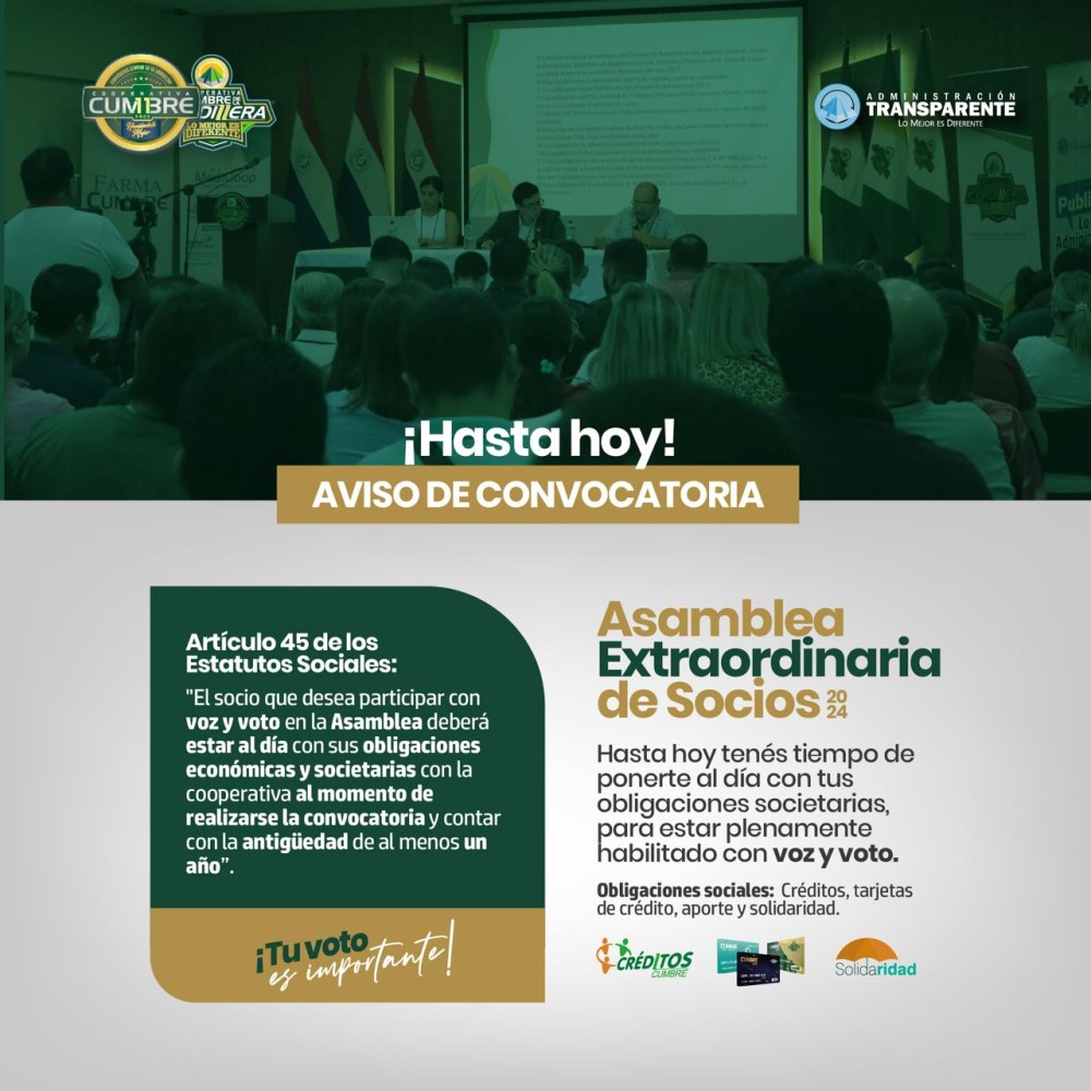 Asamblea extraordinaria